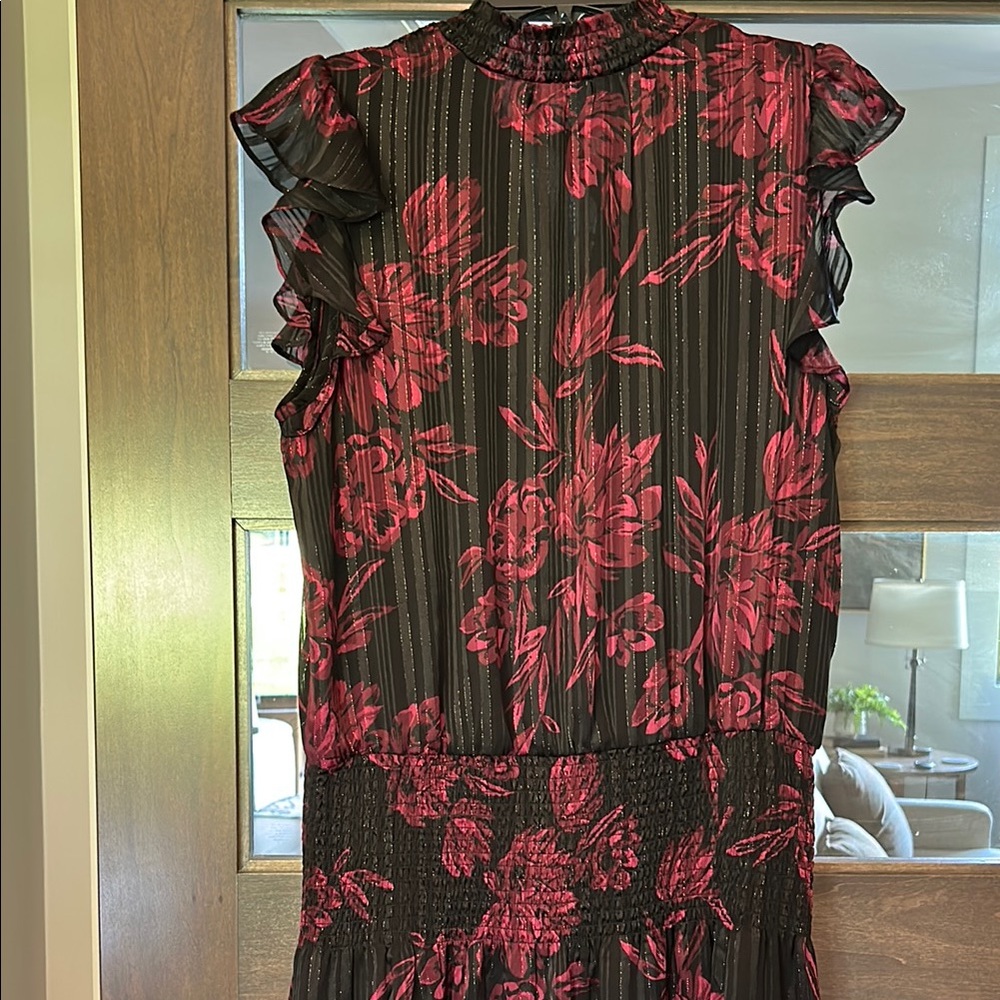 White House Black Market Dalia  Ruched Midi Dress - Picture 5 of 7